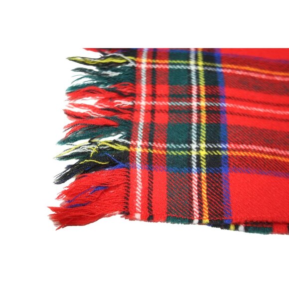 VTG Peter MacArthur & Co 100% Wool Tartan Plaid Scarf 13x66 Scotland Heritage - Picture 3 of 3